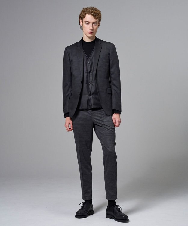 JOSEPH HOMME 【2WAY】パデットニットブロック　リバーシブルベスト ブラック系