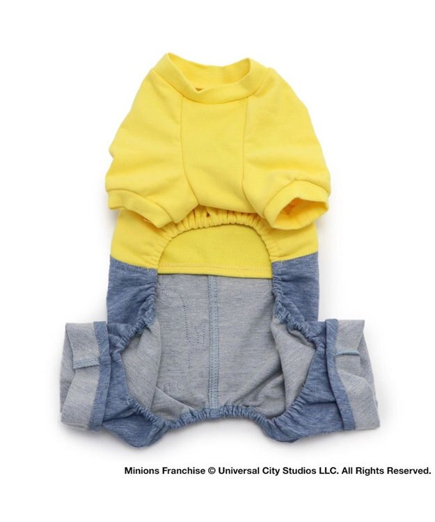 PET PARADISE ミニオン パンツ つなぎ 【小型犬】 デニム風 黄