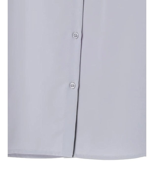 earth music&ecology ２ｗａｙレース衿ブラウス Grayish Blue