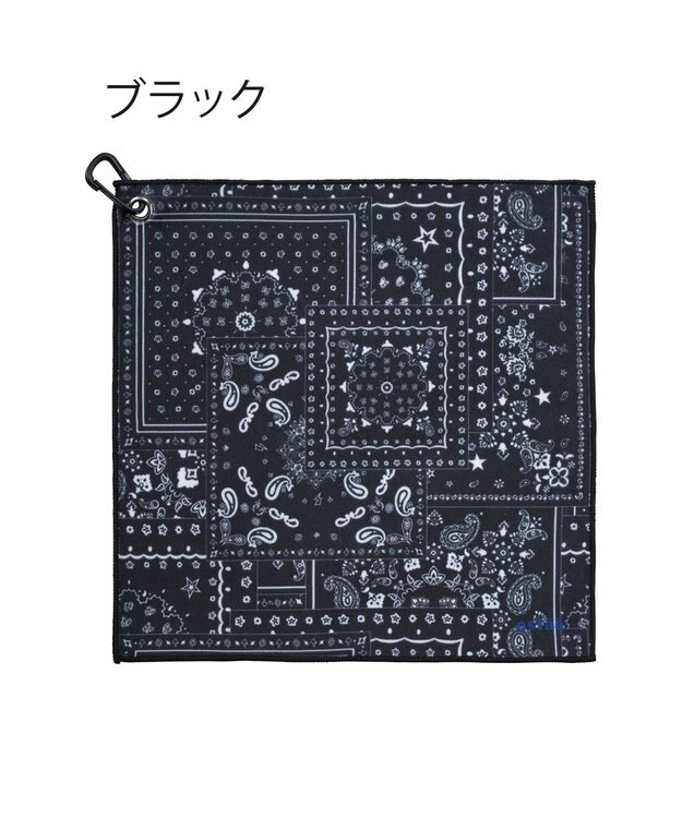 MOONBAT エスタ (estaa) くっつきタオル バンダナ ブラック