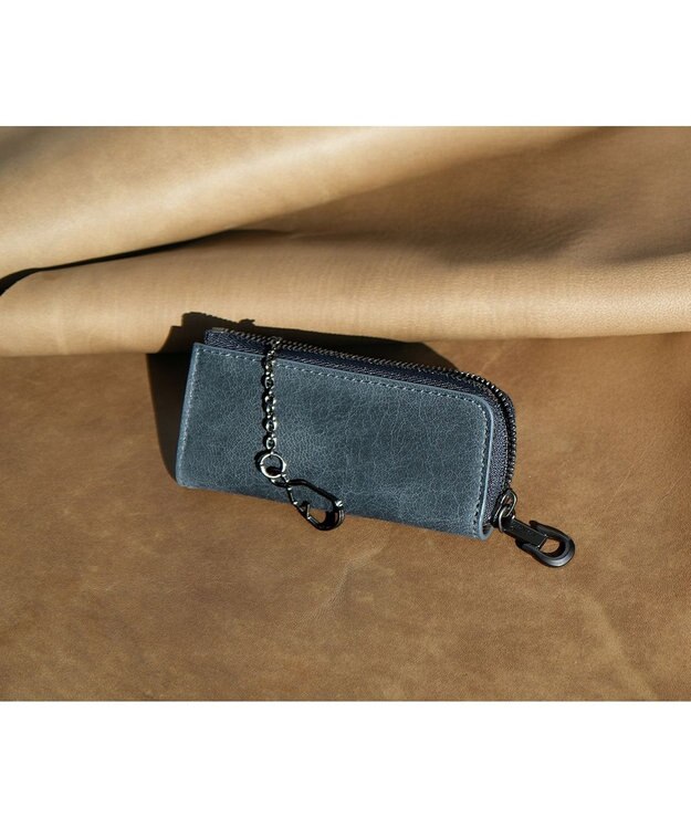 genten コルサ 小銭キーケース ブルーグレー