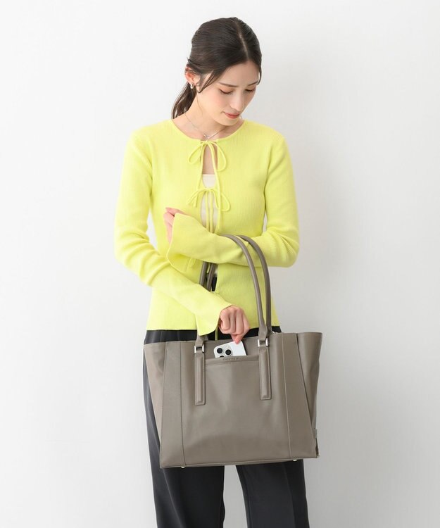 ACE BAGS & LUGGAGE W&.Day/Night グルマンキー レザートート A4サイズ 13.3インチPC収納 19001 ダブルアンドデイナイト グレージュ