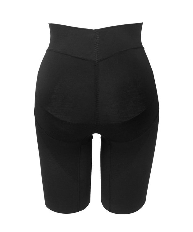 BRADELIS New York 【BRADELIS NewYork / 育尻STEP2・集めて寄せる】桃ソフトサポートガードル 1枚履き可能 補正 下着 ブラック