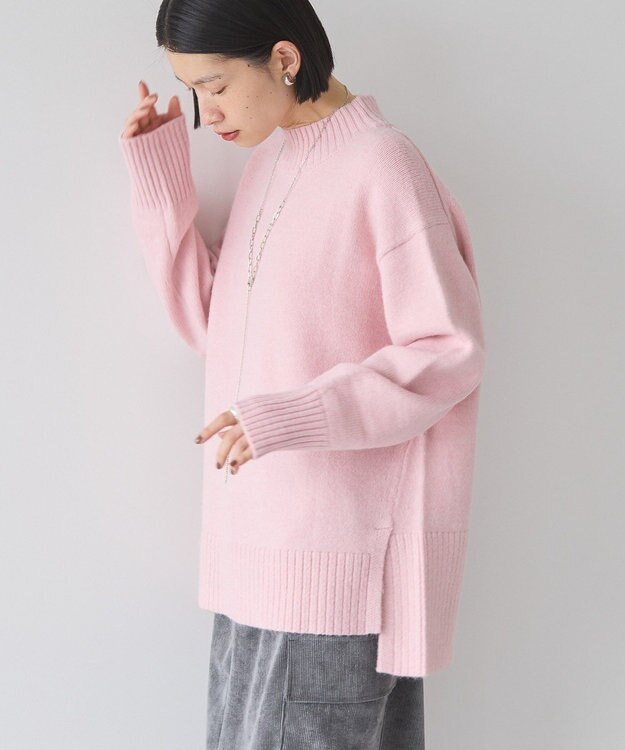 AMERICAN HOLIC サイドスリットニットプルオーバー Pink