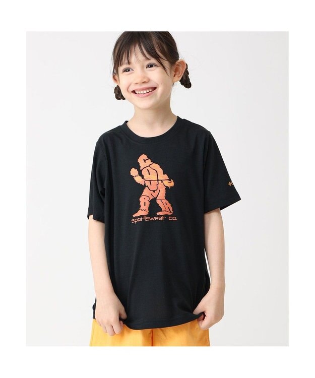 Columbia Columbia/ 【KIDS】ラプードルパスショートスリーブTシャツ /コロンビア Black、 Living Legend