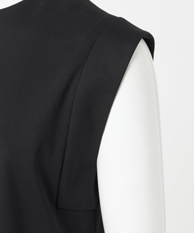 23区 【エステータ】スビンプラチナムポンチ ワンピース ブラック系