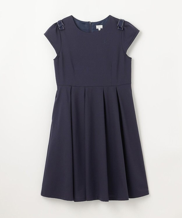 組曲 KIDS 【150-160㎝】ソロナタック ワンピース ネイビー系