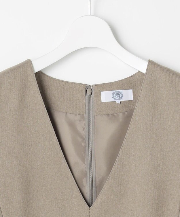 J.PRESS LADIES L ツムギートflannel ジャンパースカート ベージュ系