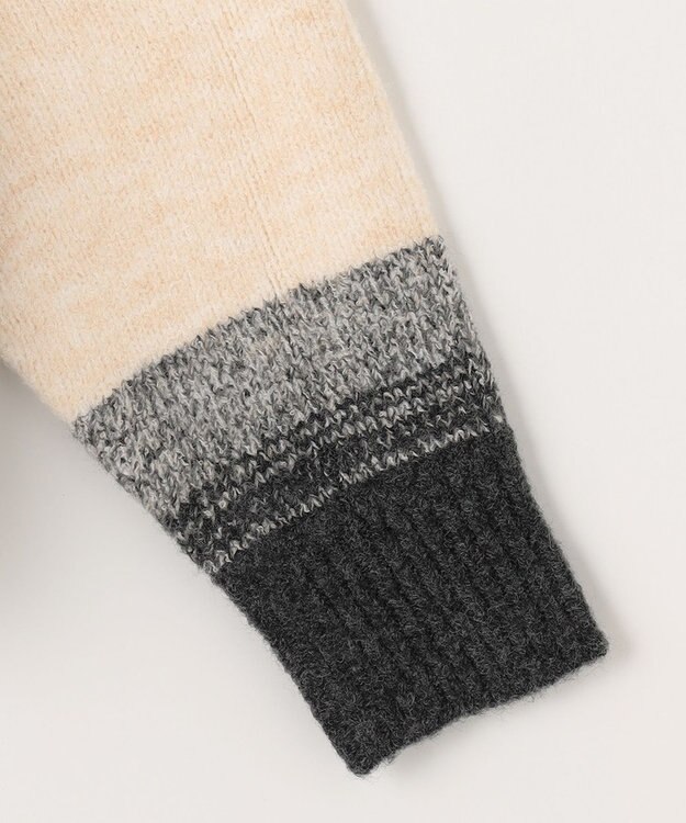 SHARE PARK LADIES 【洗える】グラデーションニット ベージュ系