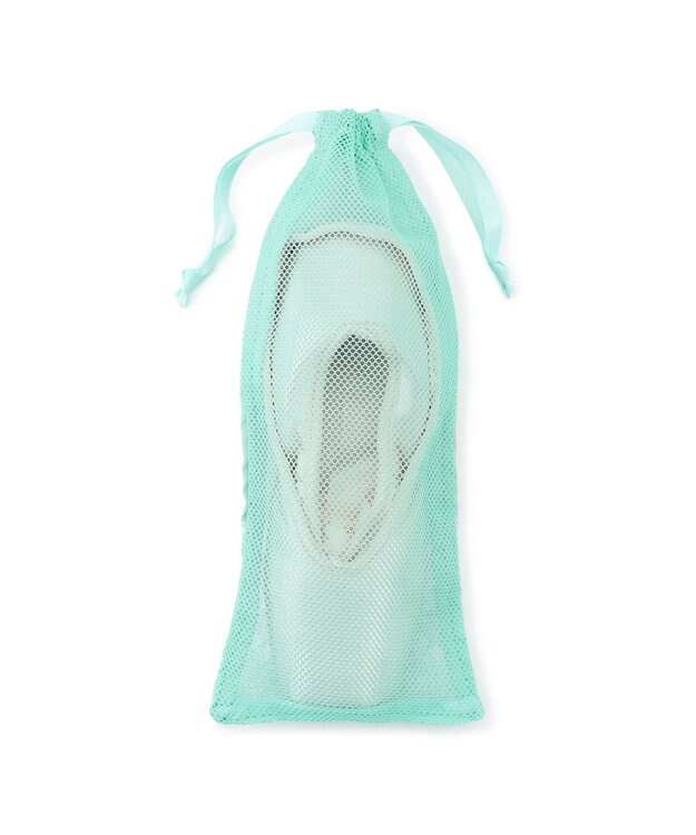 Chacott レース柄メッシュ巾着S アイスグリーン