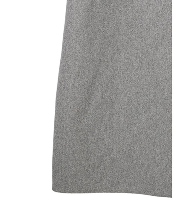 earth music&ecology Ｖネックノーカラーコート Gray Mixture