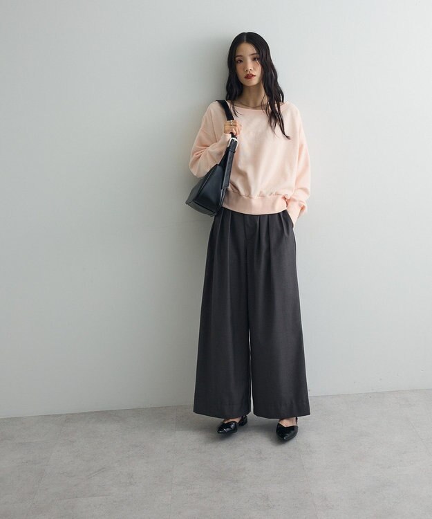 Green Parks オフショルスウェット Pink