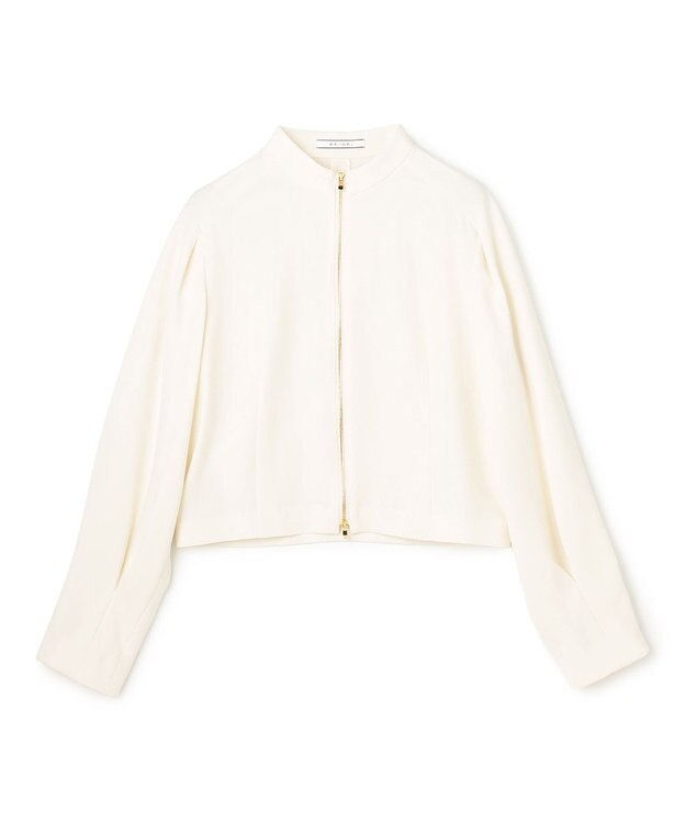 BEIGE， RUE / ドライタッチコンパクトブルゾン Ecru