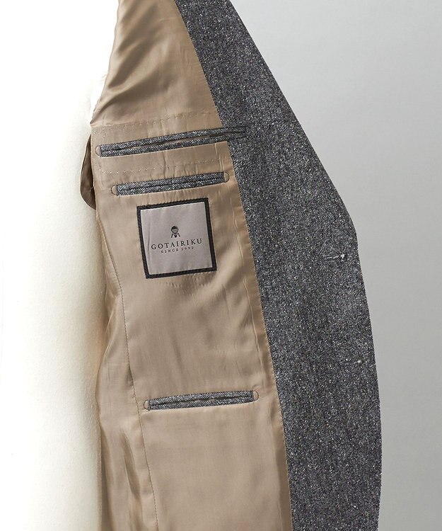 GOTAIRIKU 【MARLANE/マルラーネ】ウールシルク ホームスパン スーツ（グレー） グレー系8
