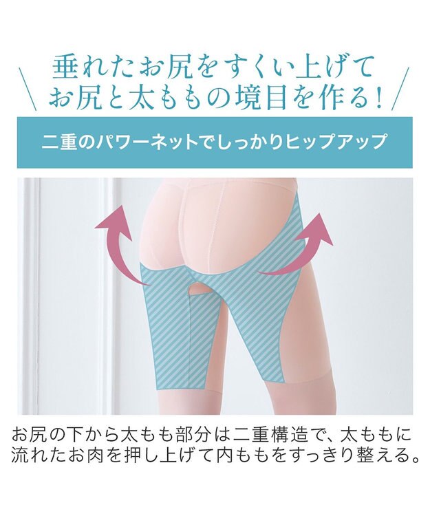 BRADELIS New York 【BRADELIS NewYork peace】　きゅっとヒップアップガードル23 ローズベージュ