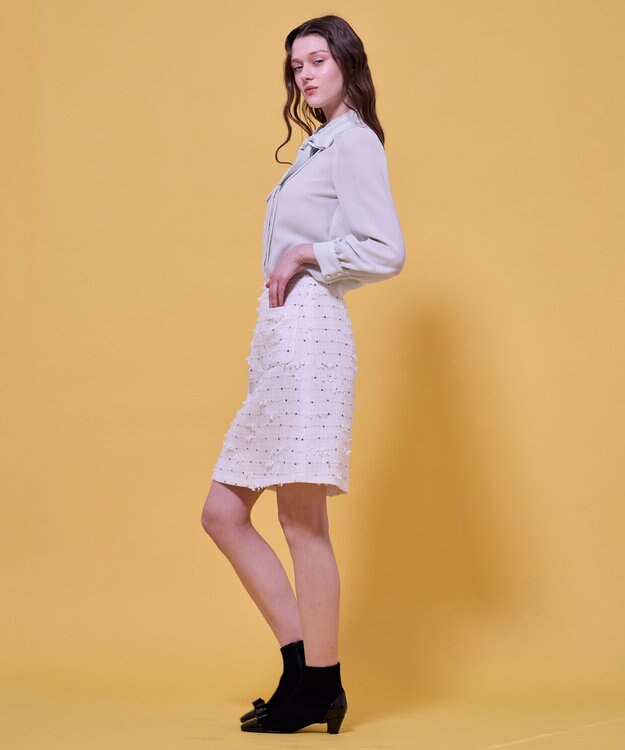 TOCCA 【八木アリサさん着用】【消臭】FLOWER HIDE AND SEEK スカート アイボリー系