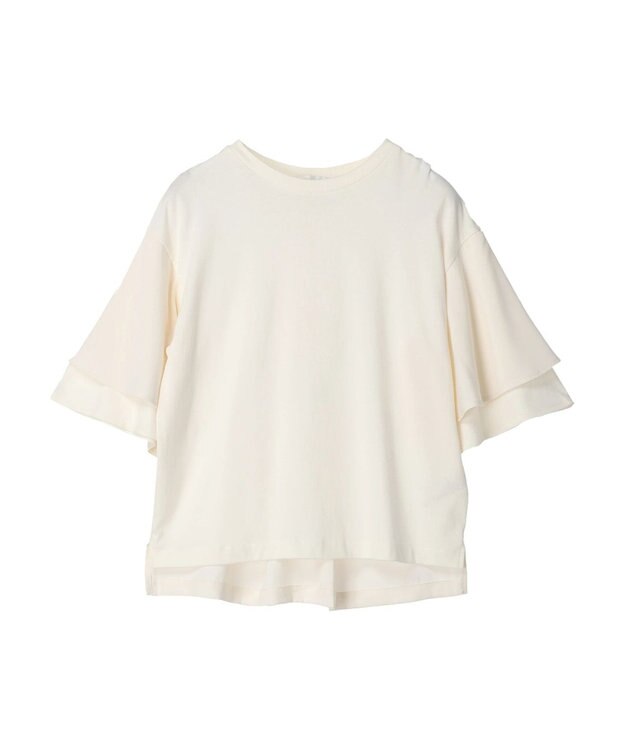 AMERICAN HOLIC 異素材スリーブプルオーバー Off White