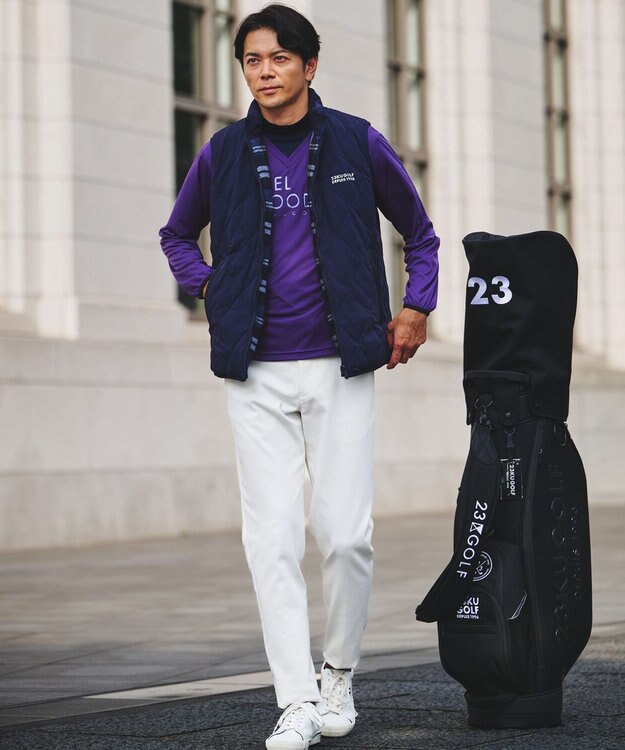 23区GOLF 【UNISEX】【ストレッチ/撥水/防風】マルチウェイスニード パープル系