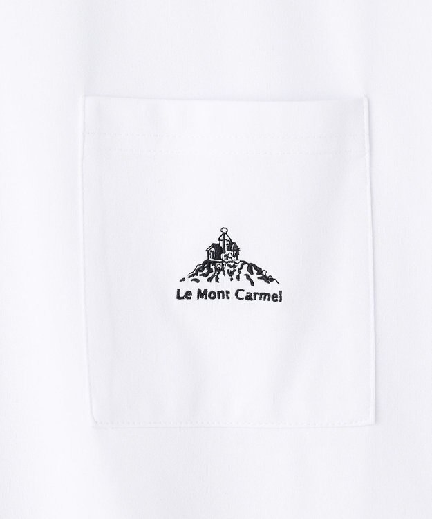 SHARE PARK MENS 【UVカット・吸水速乾・ストレッチ・軽量 】刺繍ポケットＴシャツ（L・XLサイズ） アイボリー系