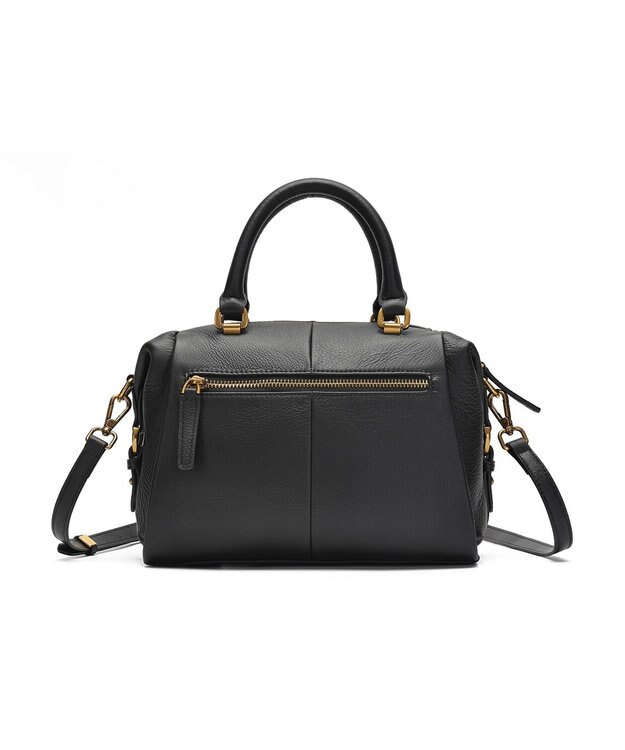 style code [Lyrss]牛革　ボストンバッグ ブラック