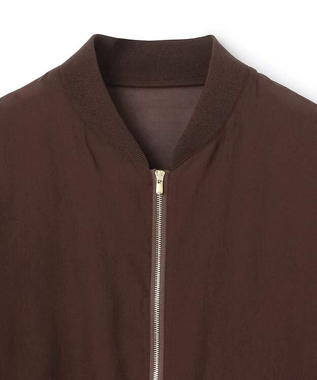 BEIGE， SERAPHIN / ライトシアーギャザー ブルゾン Bordeaux