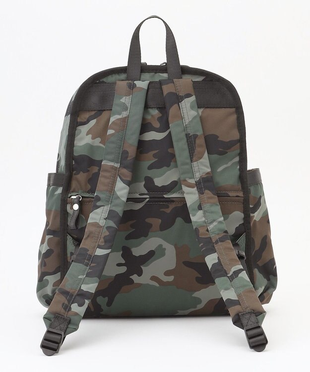 Y'SACCS 撥水ナイロンテープデザインスクエアバックパック カーキ