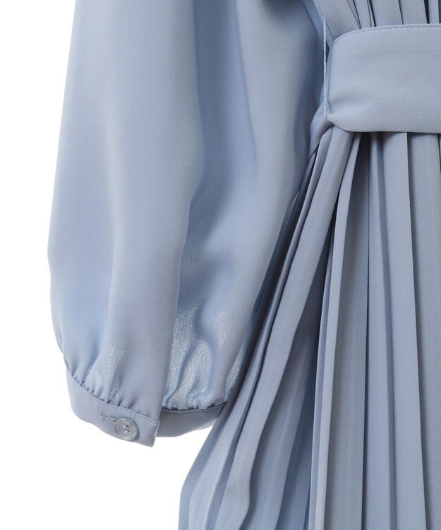 Green Parks ef-de プリーツワンピース Sax