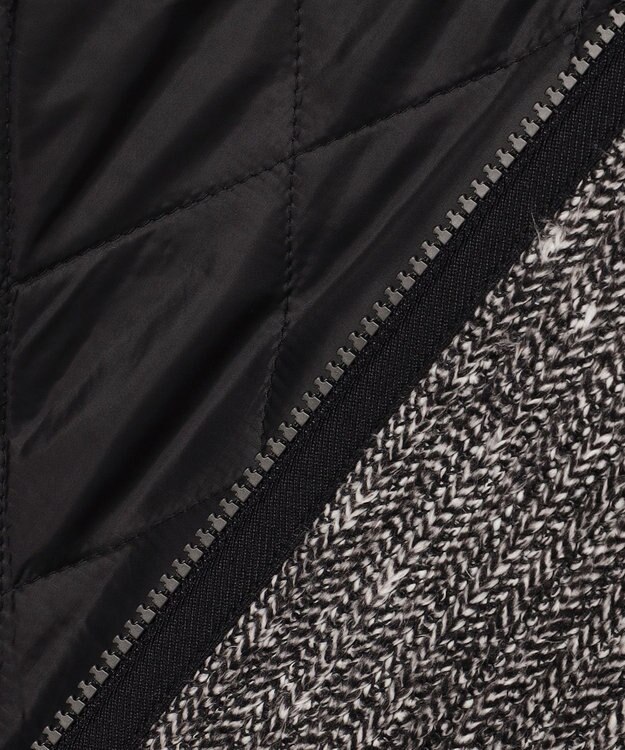 JOSEPH ABBOUD 【リバーシブル】ツィーディーフリースリバーシブル ブルゾン ブラック系