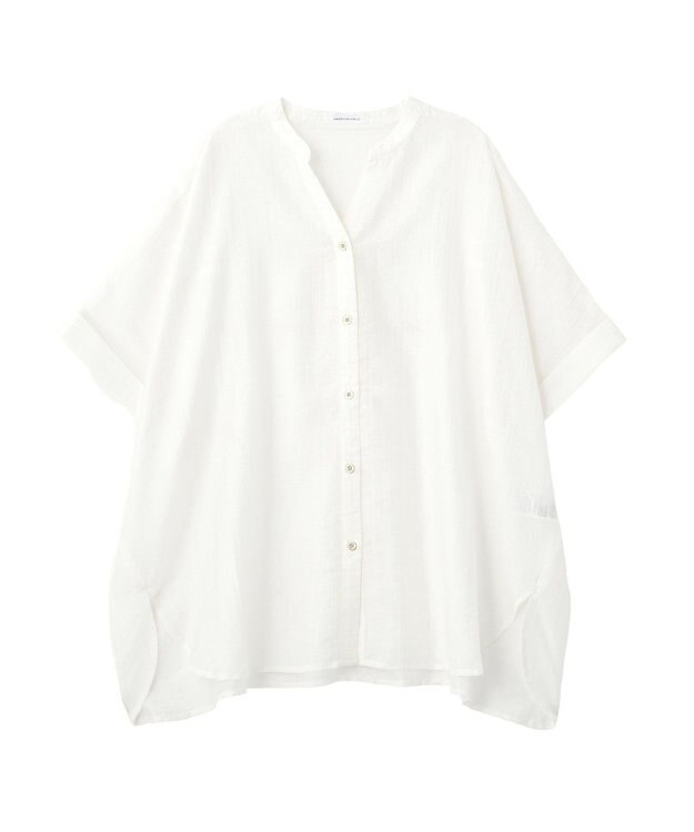 AMERICAN HOLIC スキッパードルマンビッグシャツ Off White