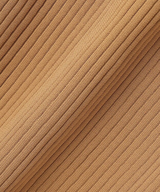 NAVE 【ReNAVE・洗える】スポンディッシュワイドリブワンピース キャメル系