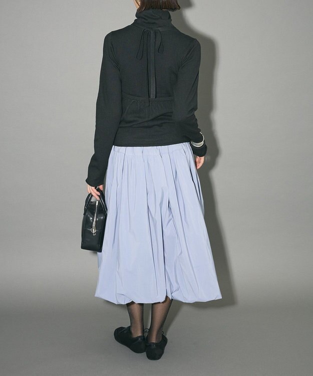 Green Parks ハイネックニット＋カシュクールニット Black