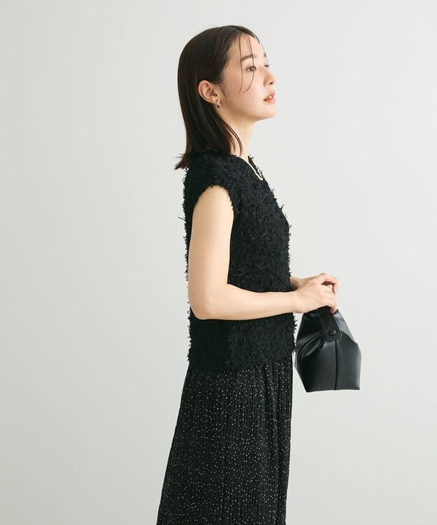 Green Parks ・ｓｗｉｎｇ　ｂｙ　チュールヤーンプルオーバー Black