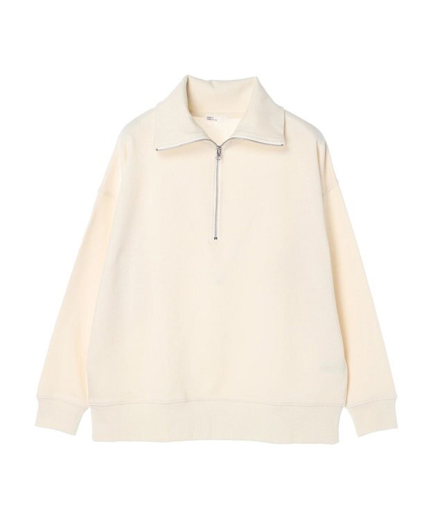 CRAFT STANDARD BOUTIQUE 　裏毛セーラーカラーＺＩＰプルオーバー Ivory