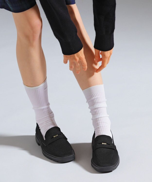 steppi 【VERY掲載 / 撥水 / 洗える】コインローファー ブラック