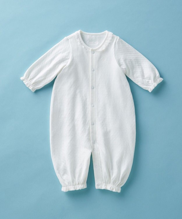 MIKI HOUSE HOT BISCUITS 【ミキハウス】【50-60cm】セレモニードレスセット【秋冬向け】【箱入】 白