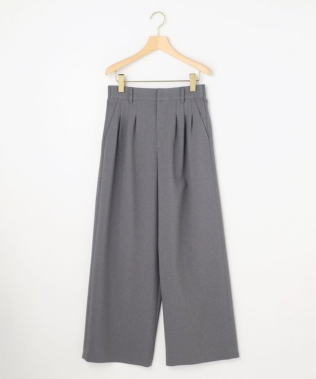 組曲 シュットクロスワイド パンツ グレー系