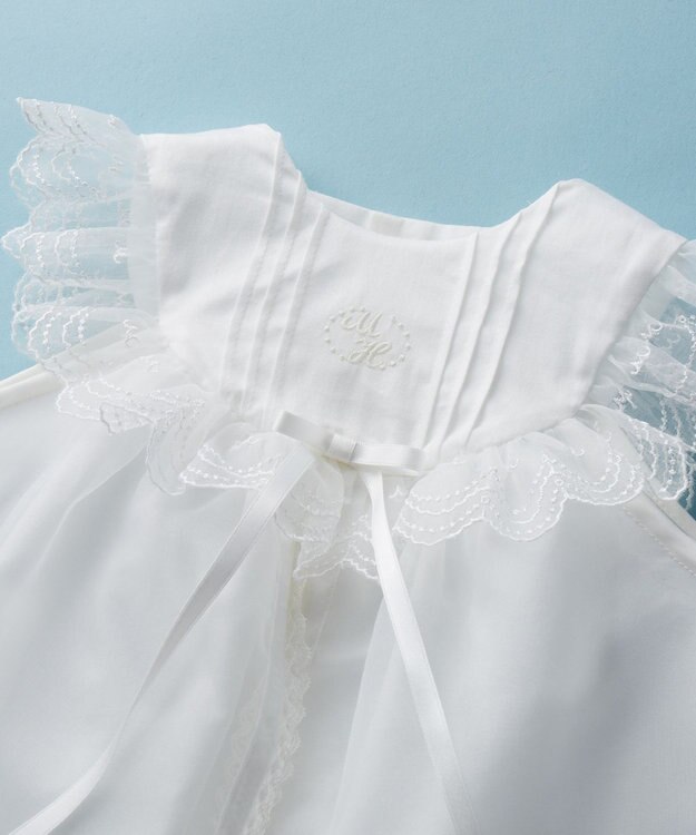 MIKI HOUSE HOT BISCUITS 【ミキハウス】【50-60cm】セレモニードレスセット【秋冬向け】【箱入】 白