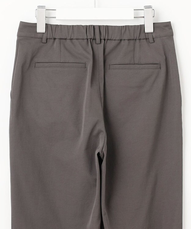 J.PRESS LADIES L 【洗える・吸水速乾】麻シェルドライ テーパード パンツ スレート系