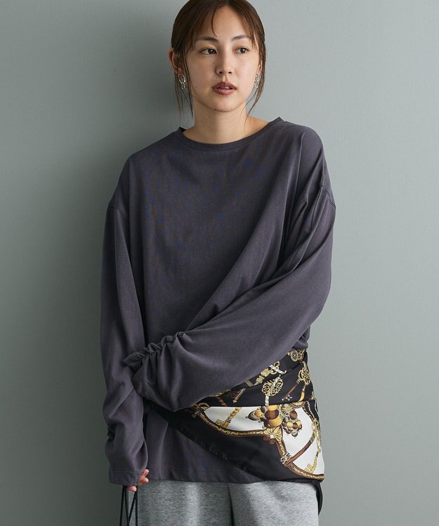 CRAFT STANDARD BOUTIQUE オーバーサイズロンＴｅｅ Charcoal Gray