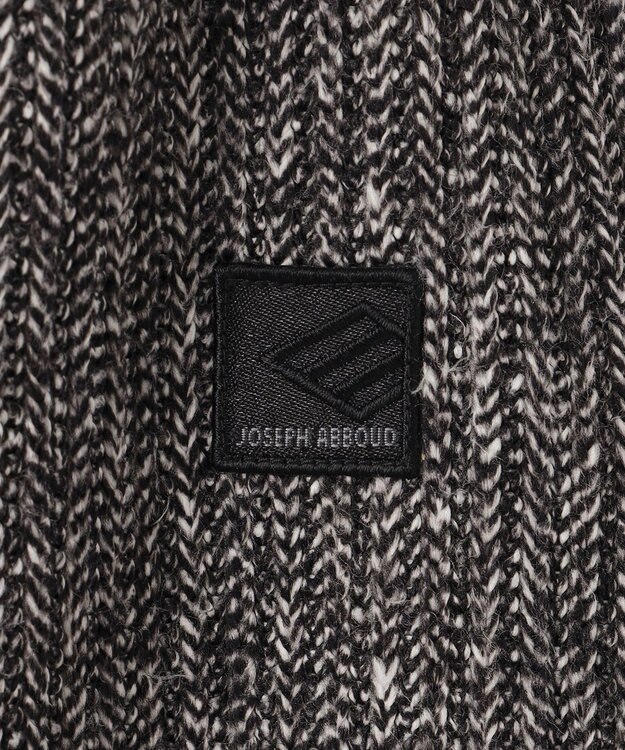 JOSEPH ABBOUD 【リバーシブル】ツィーディーフリースリバーシブル ブルゾン ブラック系