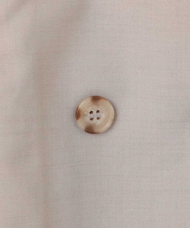 ANY 【洗濯機可/セットアップ可/UVケア/速乾/イージーケア】サラサラテックリネン半袖テーラードジャケット グレージュ