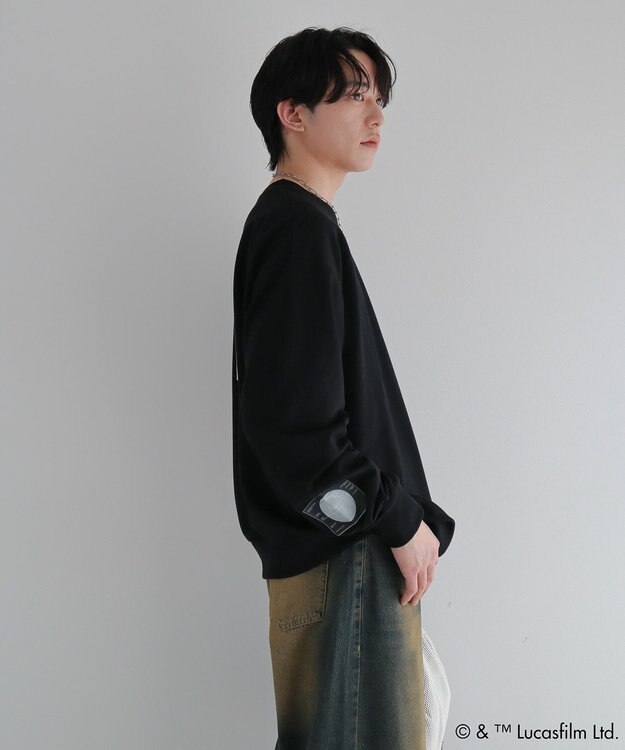 Green Parks ＳＴＡＲ　ＷＡＲＳ／ランダムプリントプルオーバー Black