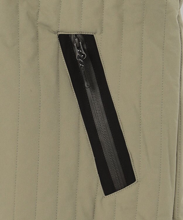 SHARE PARK MENS 【UNISEX】キルティング蓄熱中綿 Ｖカーディガン（L・XLサイズ） カーキ