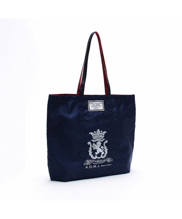 A.D.M.J. 【ナイロン】デービス/サブバッグL ネイビー
