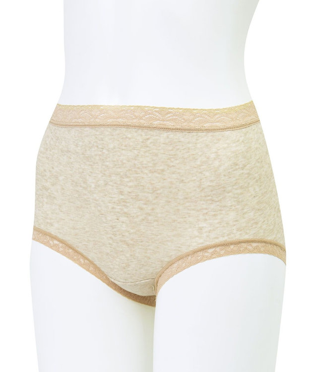 WACOAL 【ディアヒップ】 ショーツ はきこみ丈ふかめ 綿混(身生地) ヒップを包みこむフィット感 やさしいはきごこち PPA177 /ワコール ベージュ