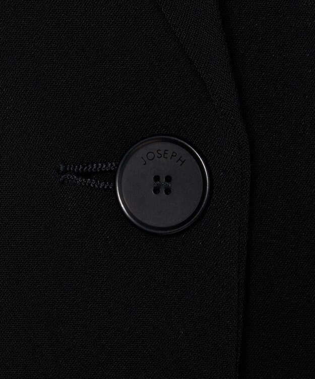 JOSEPH コンフォートクレープ　シングルブレストジャケット Black