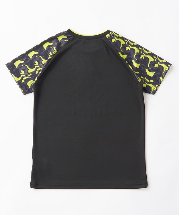 OP／FILA 【Kappa】ブランドモチーフTシャツ ブラック