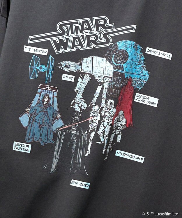 AMERICAN HOLIC 【STAR WARS】Dark Side Tシャツ Charcoal Gray