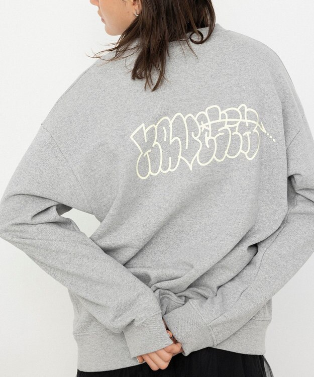 NAVE 【xNAVE】Six Sence Recordコラボ グラフィッククルースウェット ライトグレー系