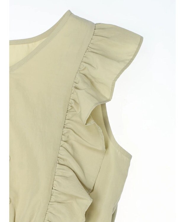 Green Parks ・ＳＵＧＡＲ　ＳＰＯＯＮ　２ｗａｙペプラムブラウス Lime Green